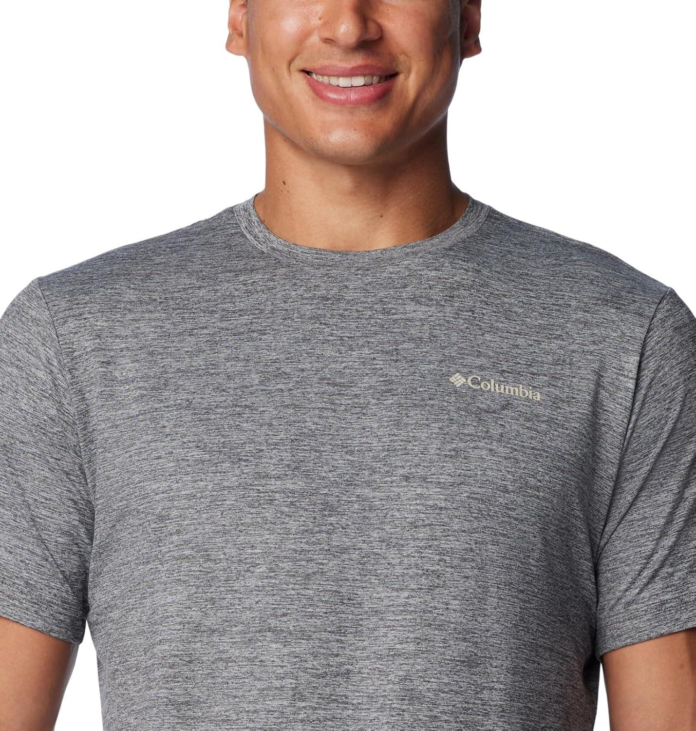 imageColumbia Mens Kwick Hike Back Graphic Short Sleeve TeeBlackNaturally Boundless