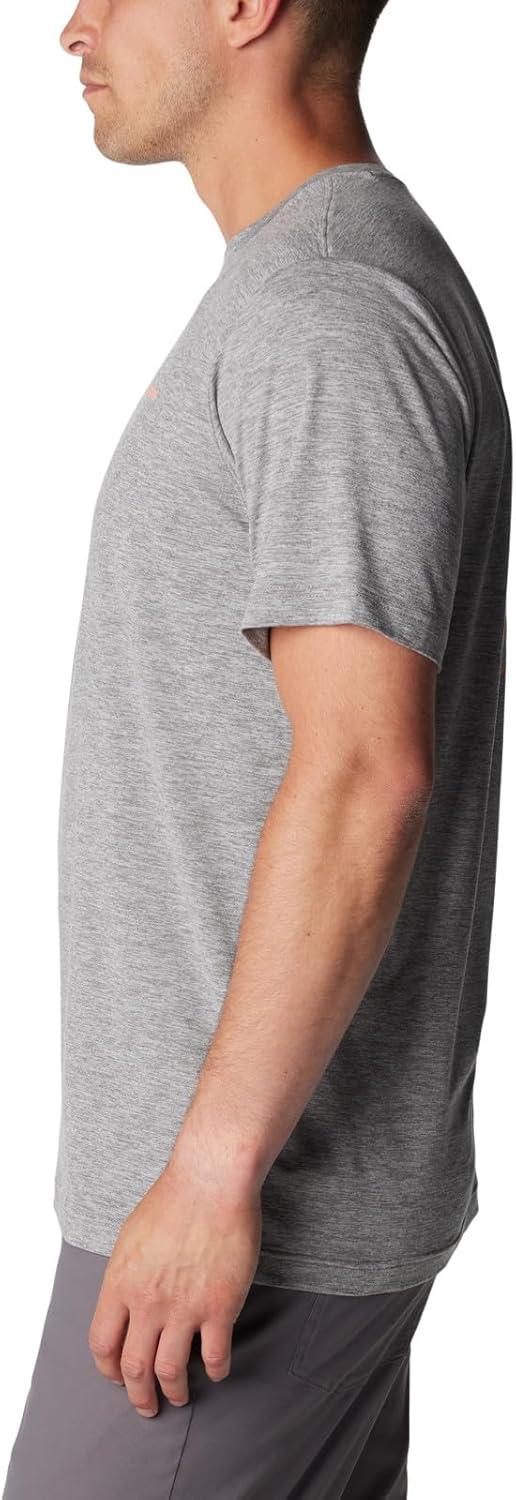 imageColumbia Mens Kwick Hike Back Graphic Short Sleeve TeeBoulder HeatherMoonscape