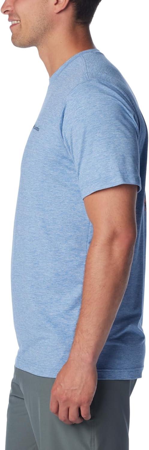 imageColumbia Mens Kwick Hike Back Graphic Short Sleeve TeeSkyler HeatherMountainair