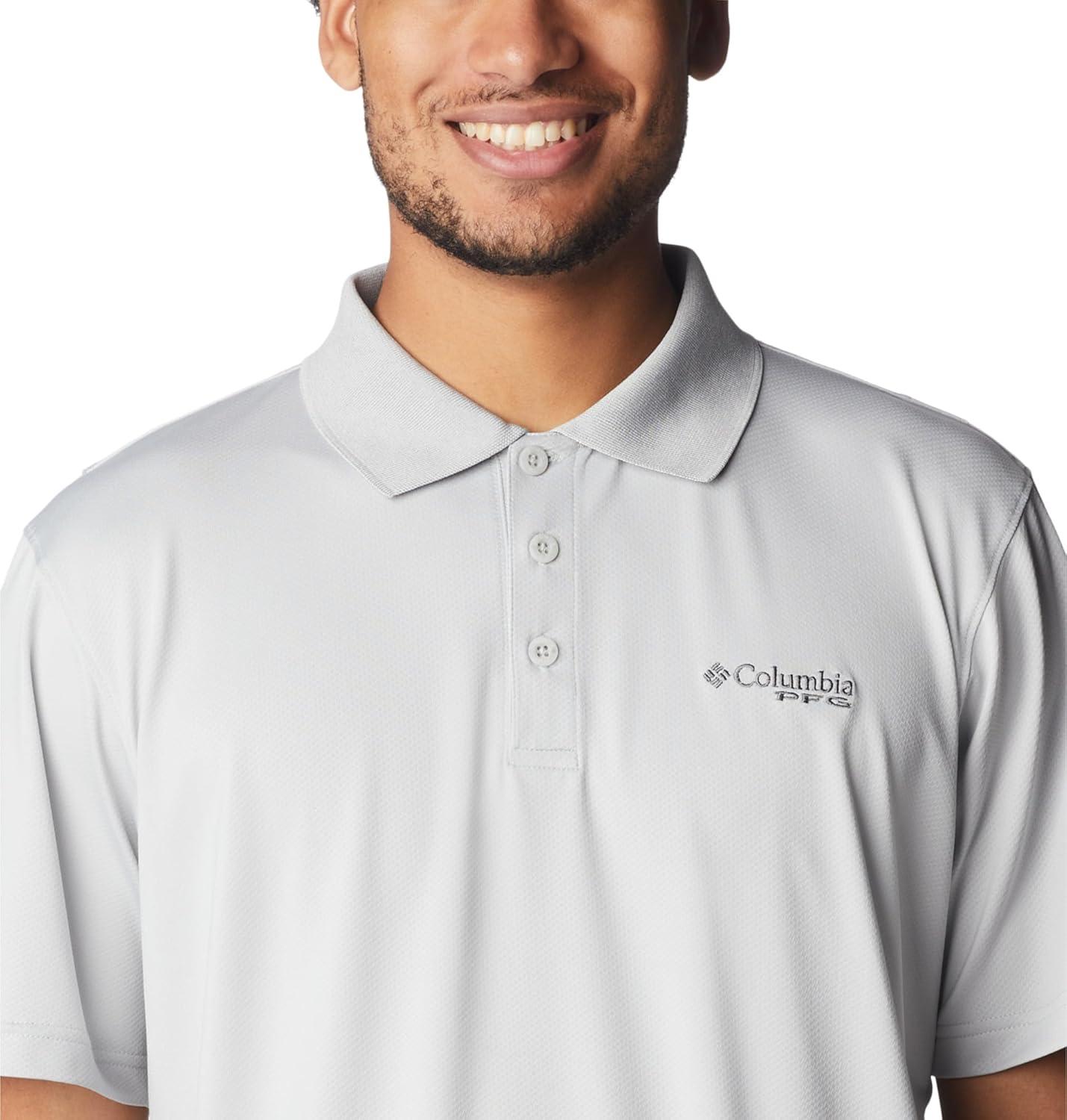 imageColumbia Mens Low Drag Offshore PoloCool Grey
