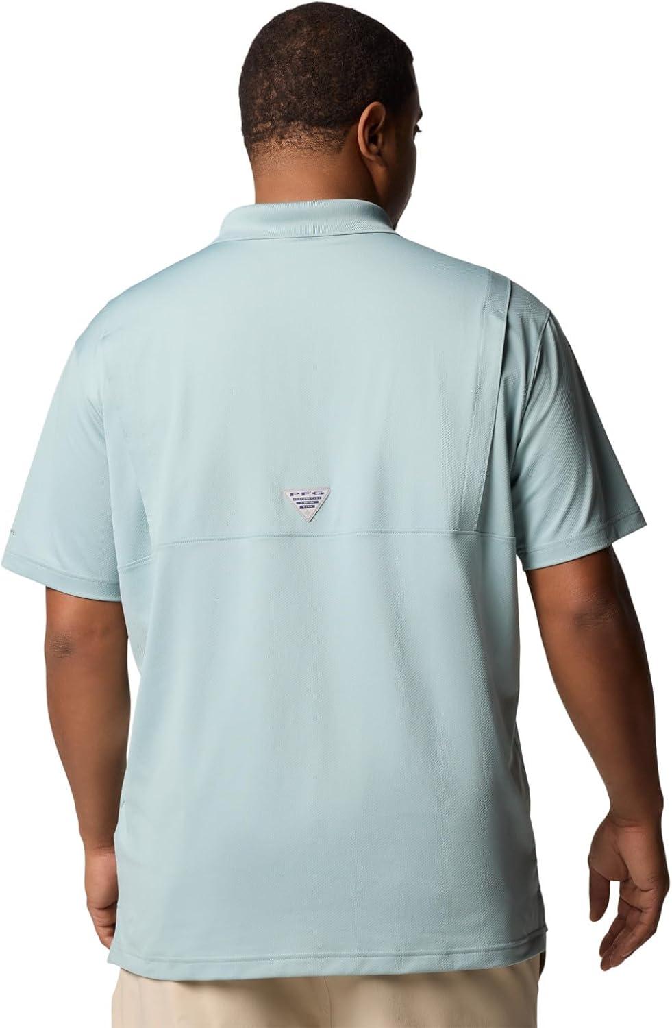 imageColumbia Mens Low Drag Offshore PoloCrushed Blue