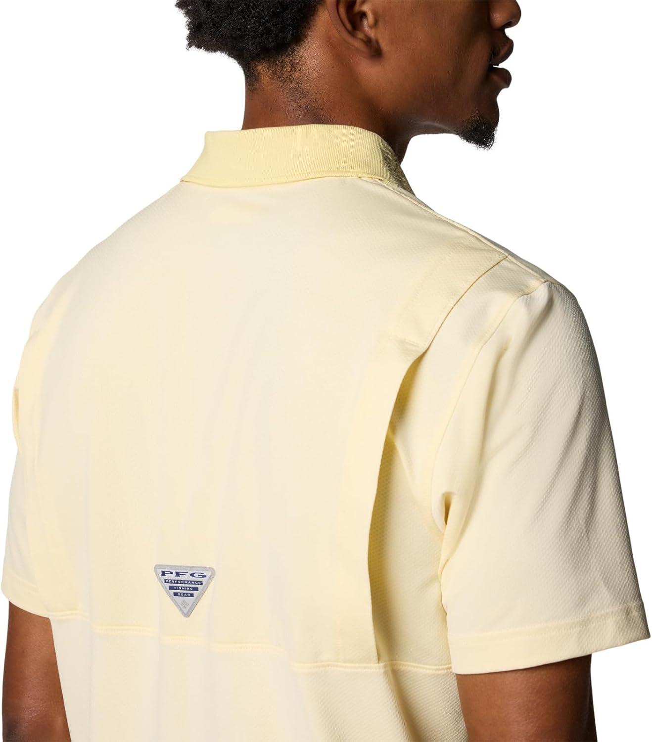 imageColumbia Mens Low Drag Offshore PoloLemon Wash