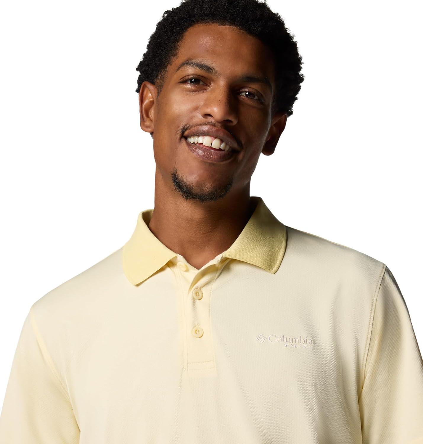 imageColumbia Mens Low Drag Offshore PoloLemon Wash