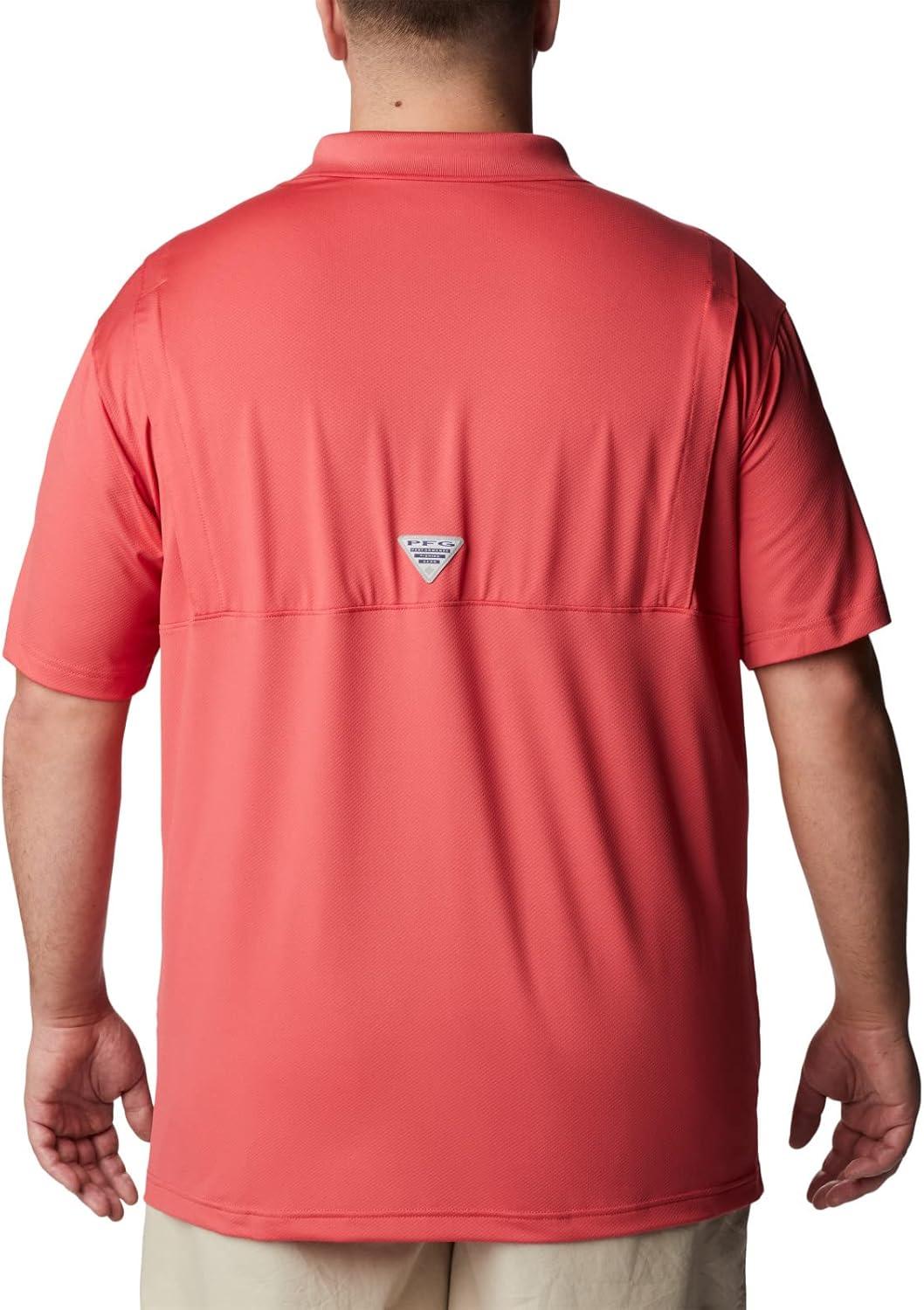 imageColumbia Mens Low Drag Offshore PoloSunset Red
