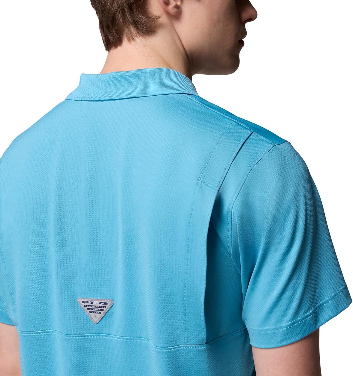 imageColumbia Mens Low Drag Offshore PoloVintage Blue