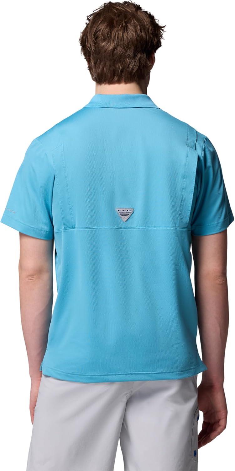 imageColumbia Mens Low Drag Offshore PoloVintage Blue