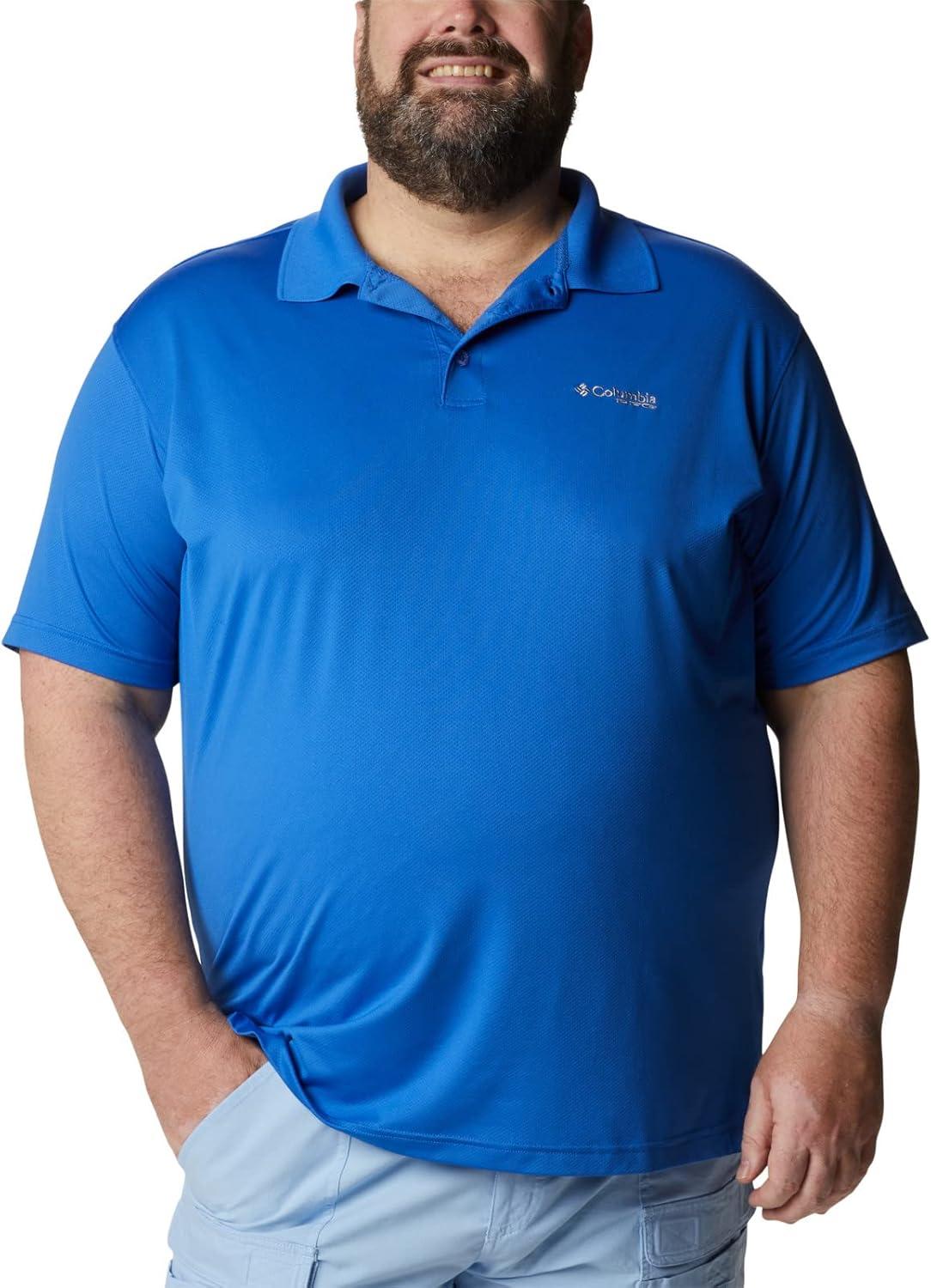 imageColumbia Mens Low Drag Offshore PoloVivid Blue