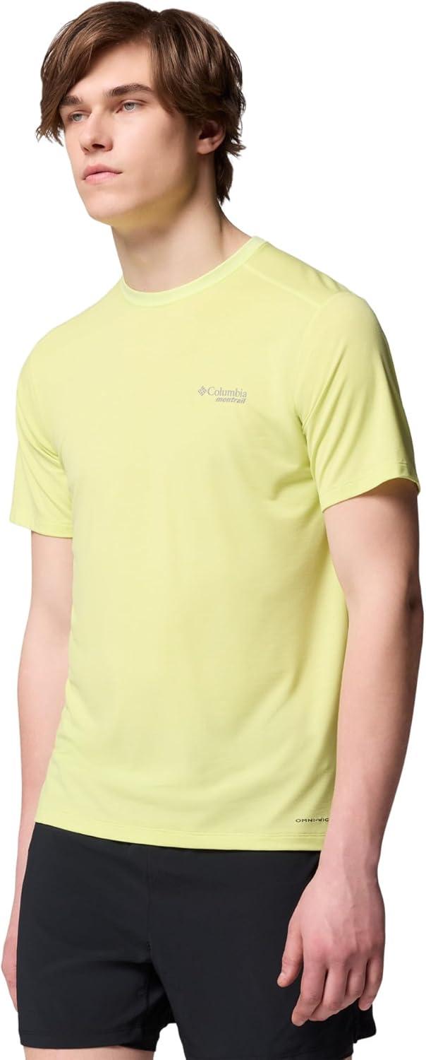 imageColumbia Mens M Endless Trail Running Tech TeeNeon Light
