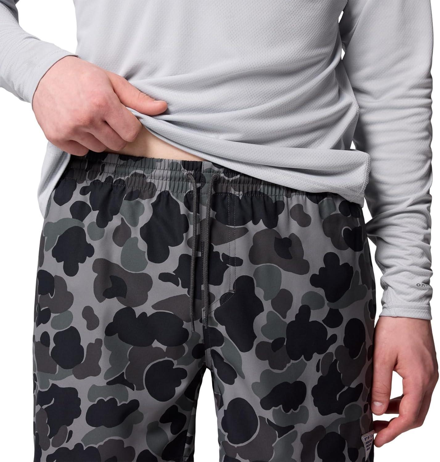 imageColumbia Mens PFG Ramble Quick Dry Swim ShortBlack Deltahunter Camo