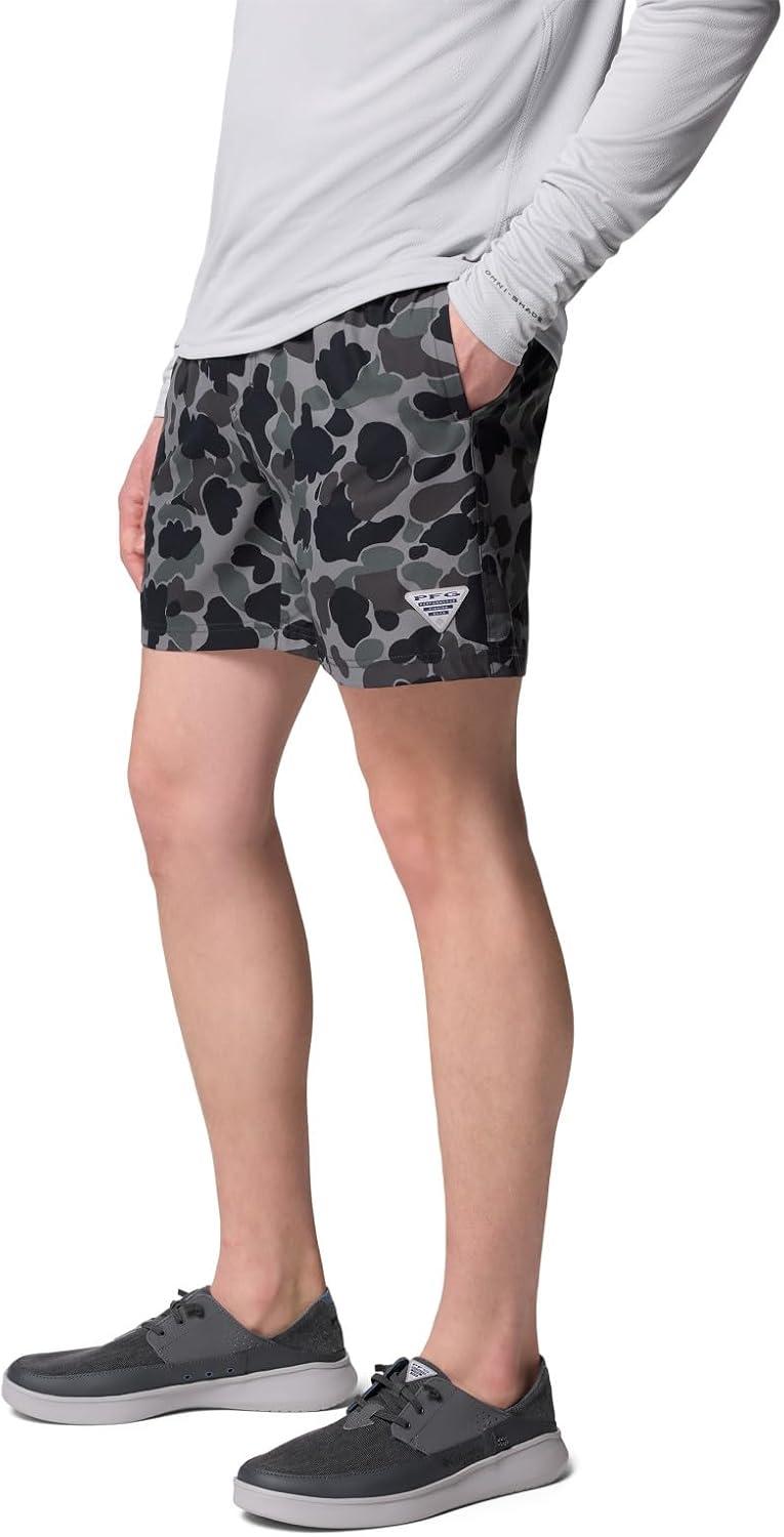 imageColumbia Mens PFG Ramble Quick Dry Swim ShortBlack Deltahunter Camo