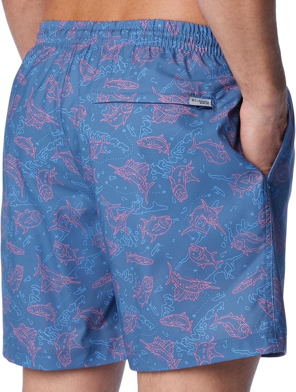 imageColumbia Mens PFG Ramble Quick Dry Swim ShortBluebell Keye Takeaway