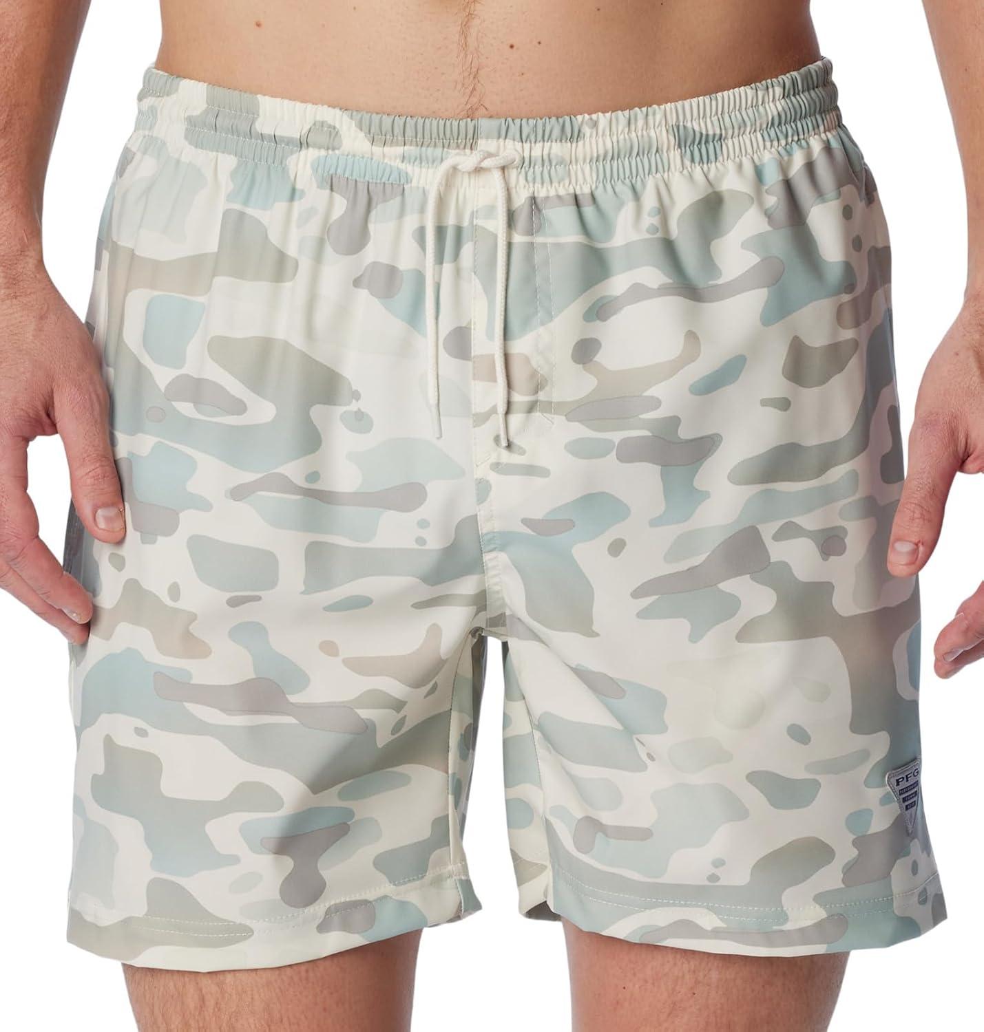 imageColumbia Mens PFG Ramble Quick Dry Swim ShortCool Green Watershed