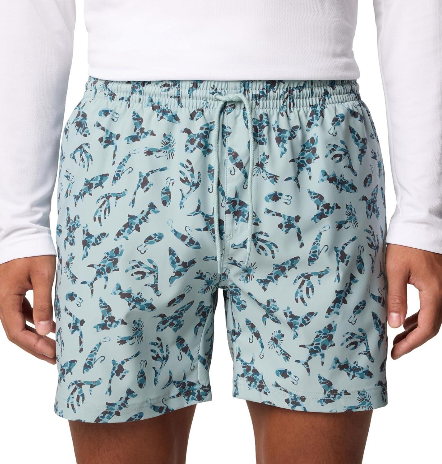 imageColumbia Mens PFG Ramble Quick Dry Swim ShortCrushed Blue Huntfish