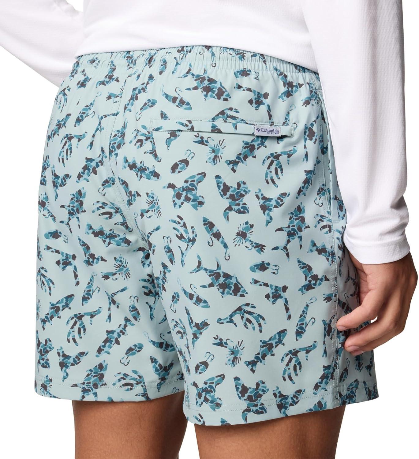 imageColumbia Mens PFG Ramble Quick Dry Swim ShortCrushed Blue Huntfish
