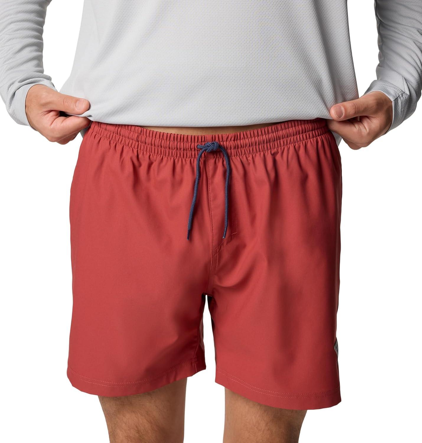 imageColumbia Mens PFG Ramble Quick Dry Swim ShortDusty Crimson