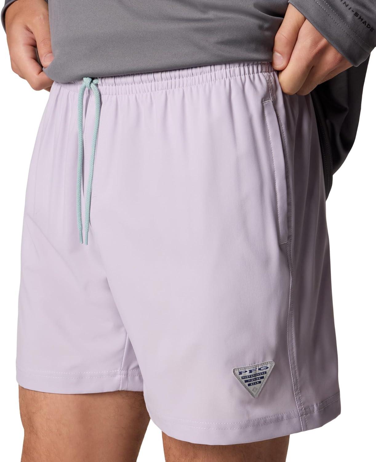 imageColumbia Mens PFG Ramble Quick Dry Swim ShortLavender Pearl