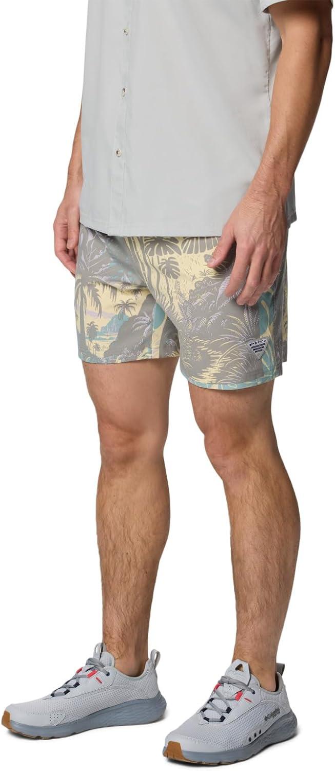 imageColumbia Mens PFG Ramble Quick Dry Swim ShortLemon Wash Tarpon Trek