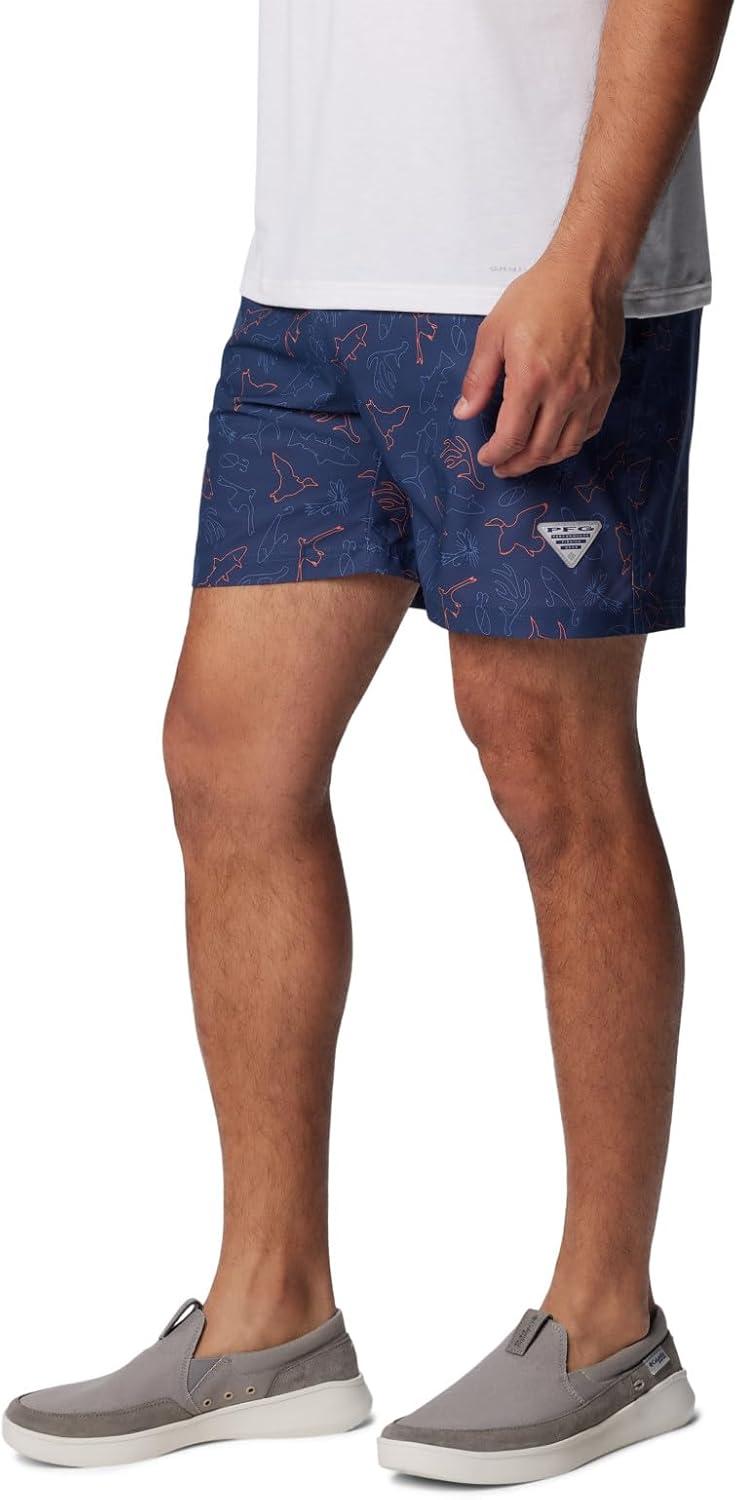 imageColumbia Mens PFG Ramble Quick Dry Swim ShortNocturnal Casted N Blasted