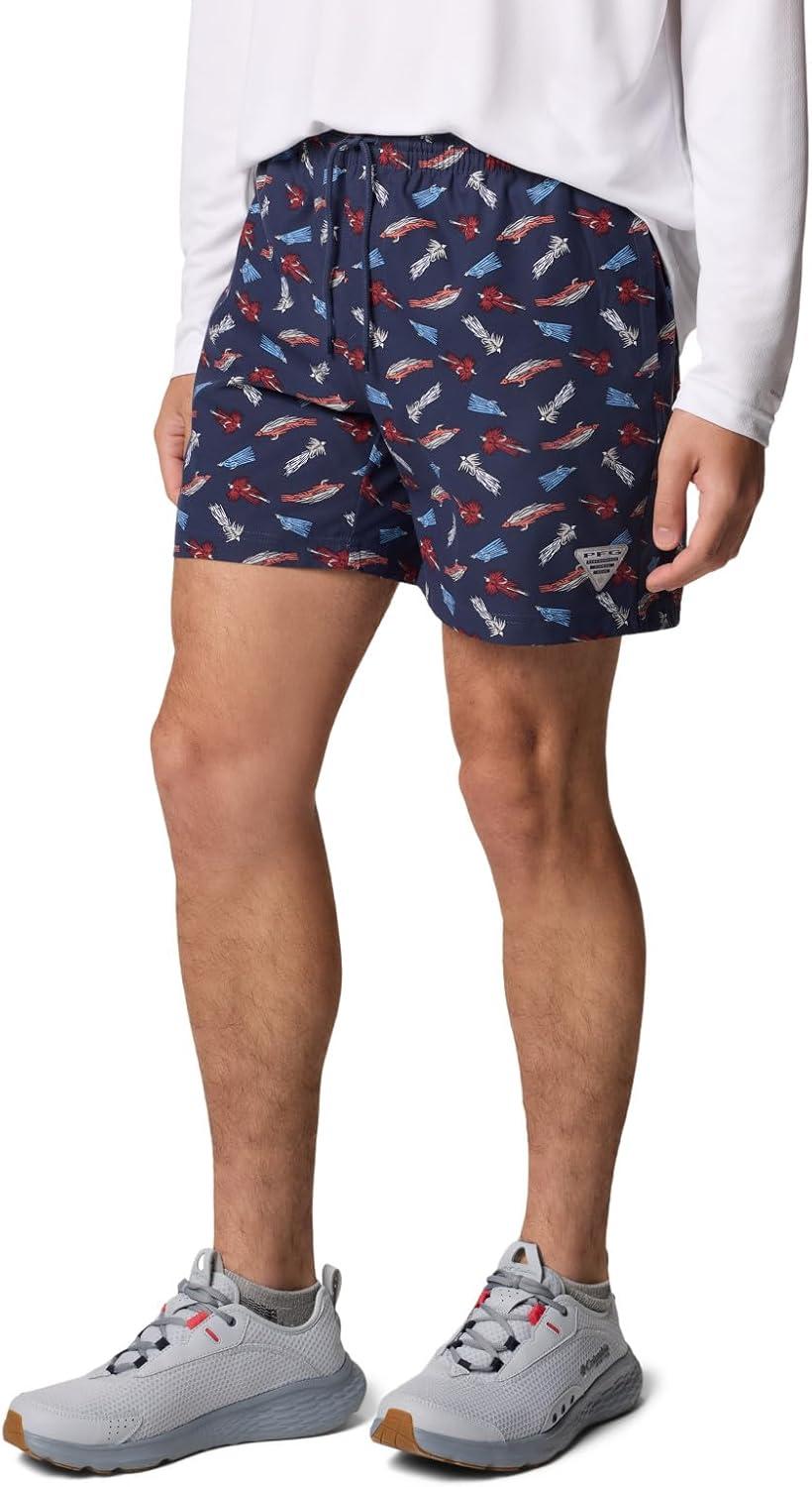 imageColumbia Mens PFG Ramble Quick Dry Swim ShortNocturnal Fly Pride