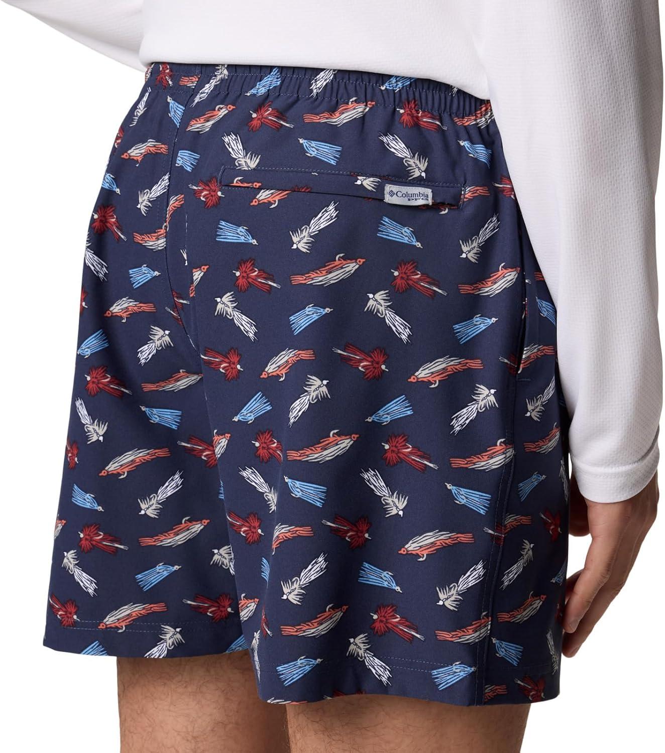 imageColumbia Mens PFG Ramble Quick Dry Swim ShortNocturnal Fly Pride