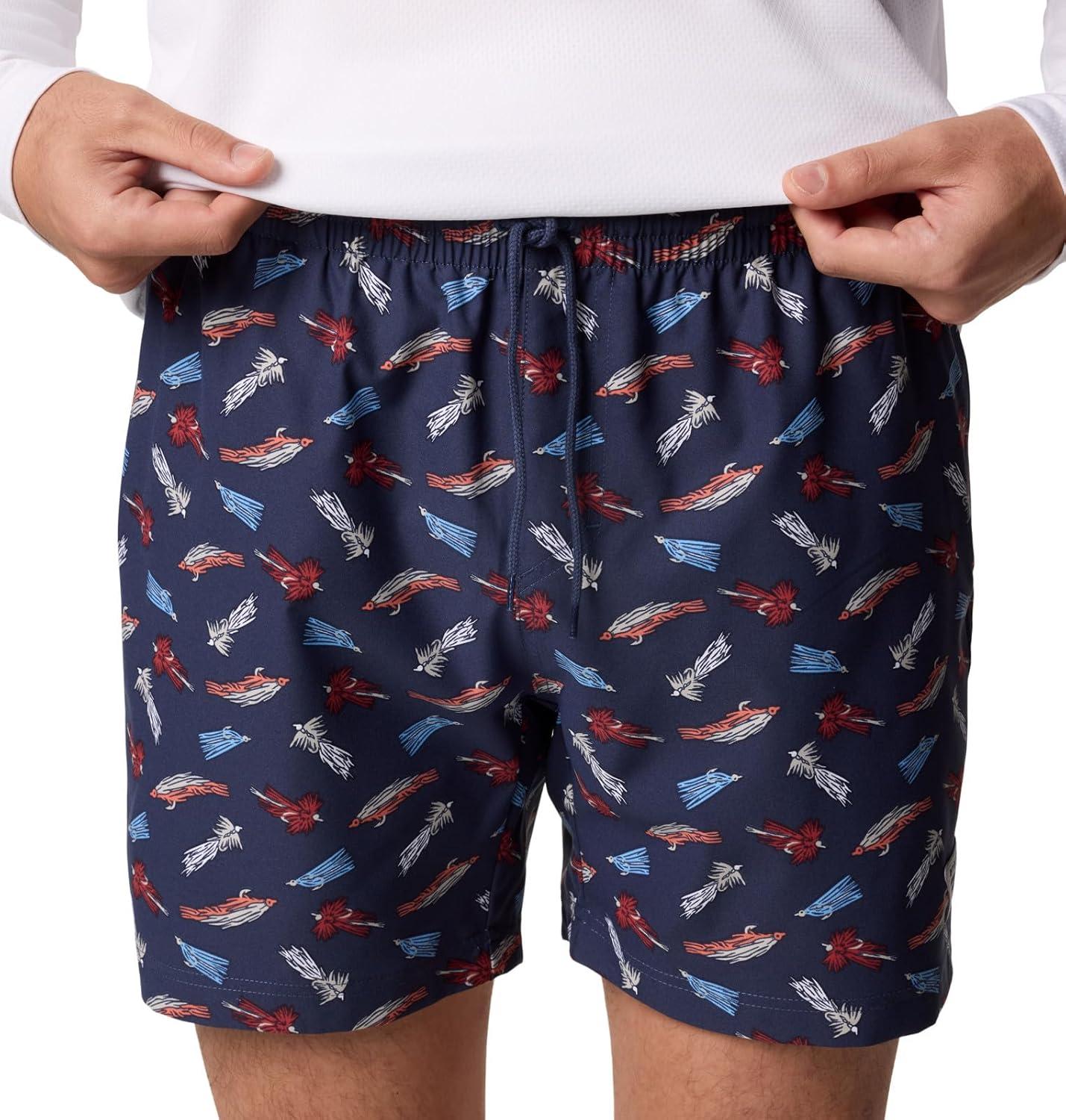 imageColumbia Mens PFG Ramble Quick Dry Swim ShortNocturnal Fly Pride