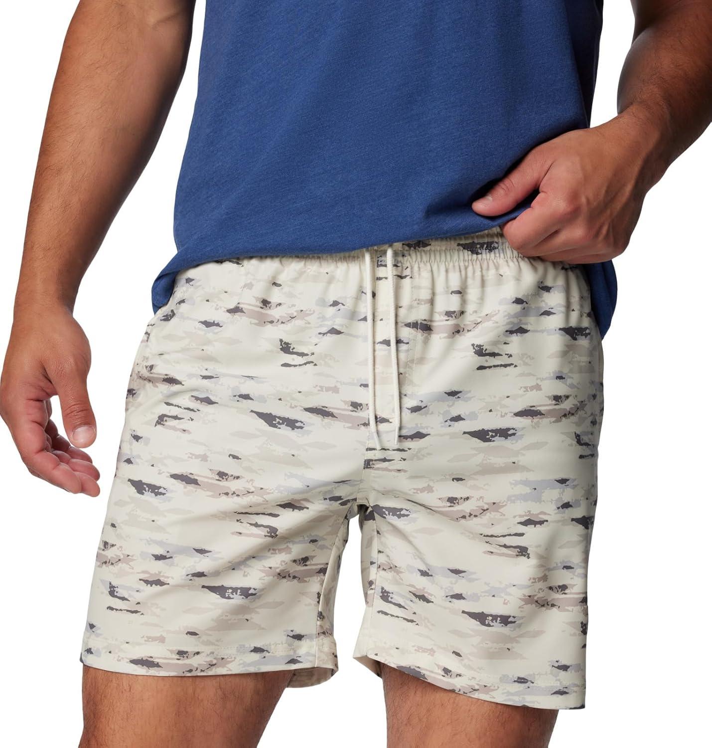imageColumbia Mens PFG Ramble Quick Dry Swim ShortStone Saddle Stripe
