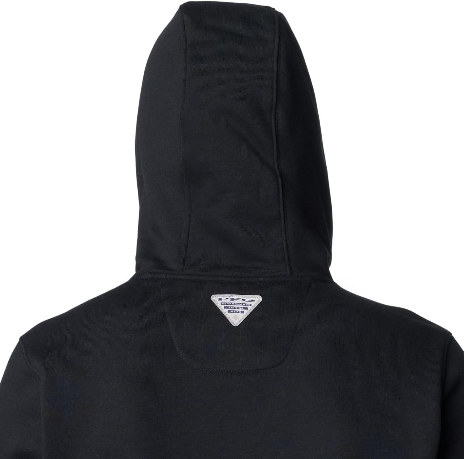 imageColumbia Mens Pfg Castback HoodieBlackGraphite