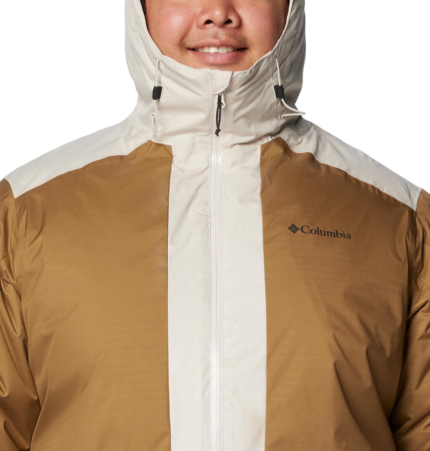 imageColumbia Mens Point Park II Insulated JacketDark StoneDeltaBlack