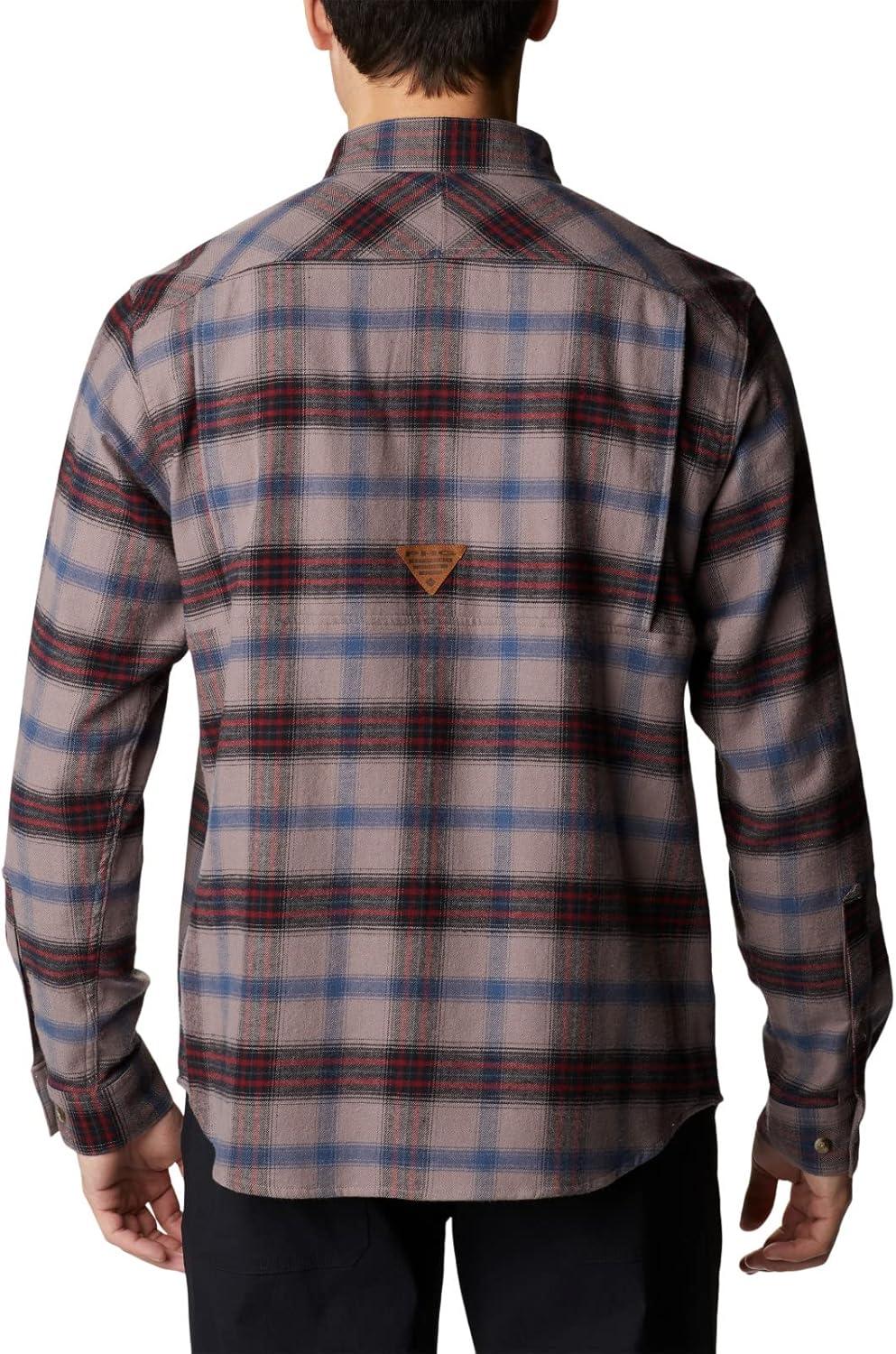 imageColumbia Mens Roughtail Stretch Flannel Long SleeveIron Decoy Tartan