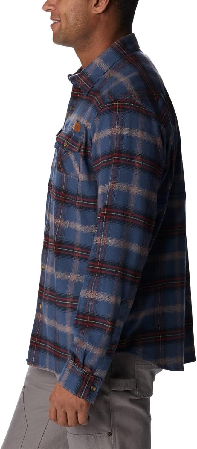 imageColumbia Mens Roughtail Stretch Flannel Long SleeveZinc Decoy Tartan