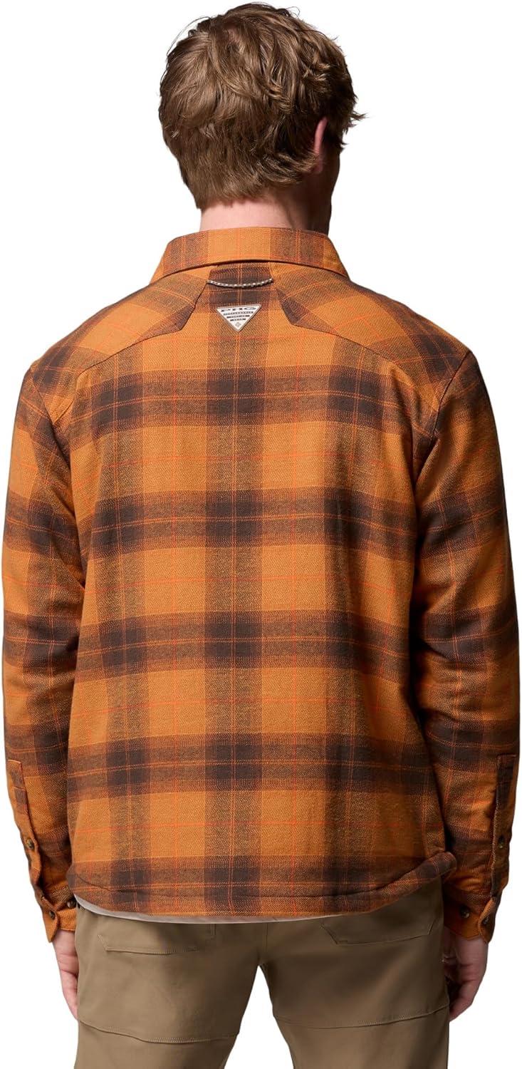 imageColumbia Mens Saddle Point Warm Lined FlannelCedar Iron Sight Buffalo