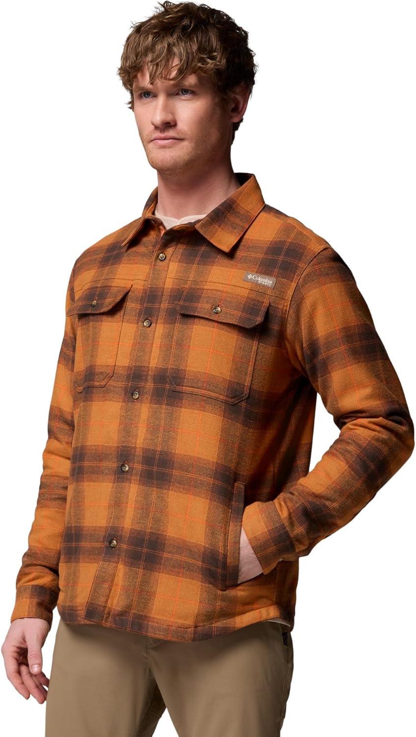 imageColumbia Mens Saddle Point Warm Lined FlannelCedar Iron Sight Buffalo