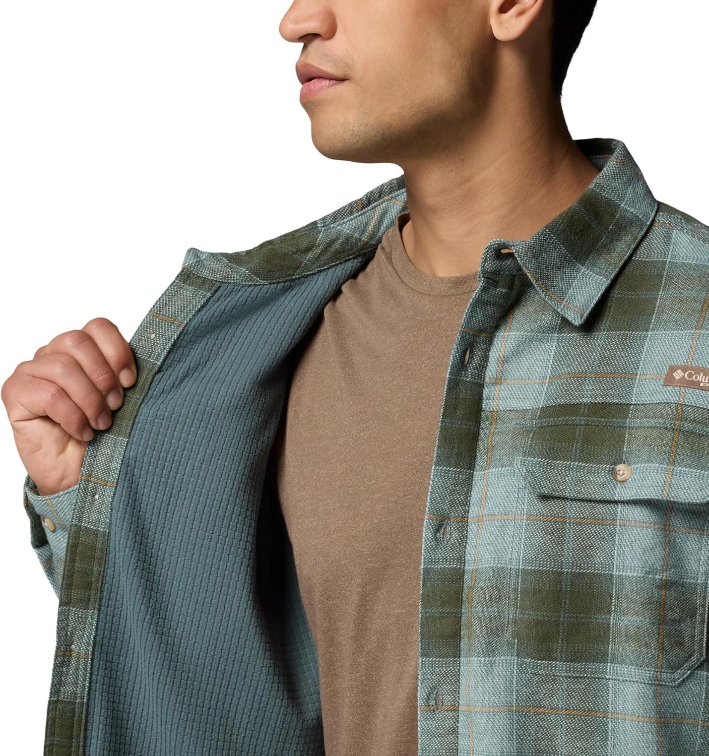 imageColumbia Mens Saddle Point Warm Lined FlannelPond Iron Sight Buffalo