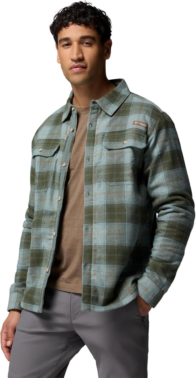 imageColumbia Mens Saddle Point Warm Lined FlannelPond Iron Sight Buffalo