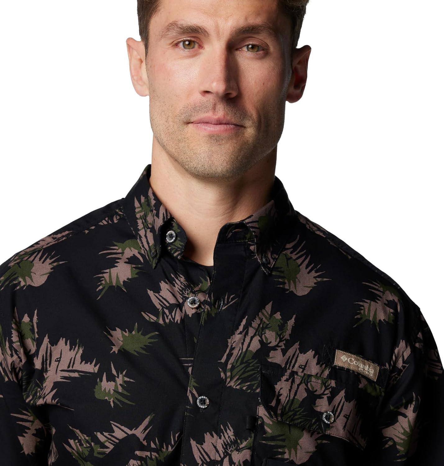 imageColumbia Mens Sharptail Short Sleeve ShirtSharptail Short Sleeve ShirtBlack Retrodeer