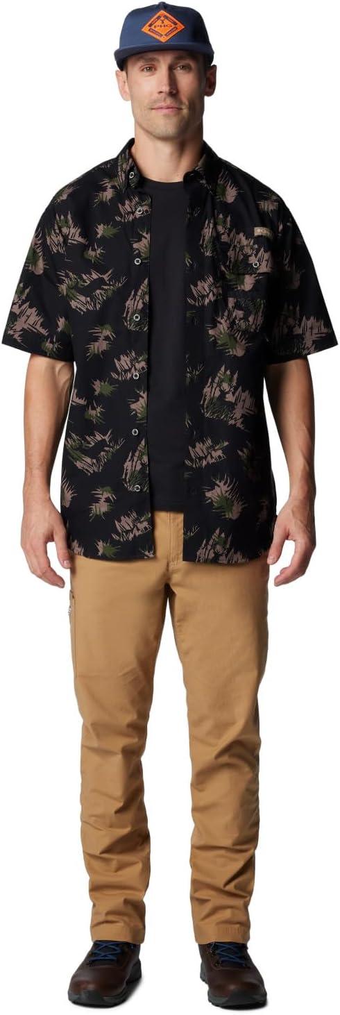 imageColumbia Mens Sharptail Short Sleeve ShirtSharptail Short Sleeve ShirtBlack Retrodeer