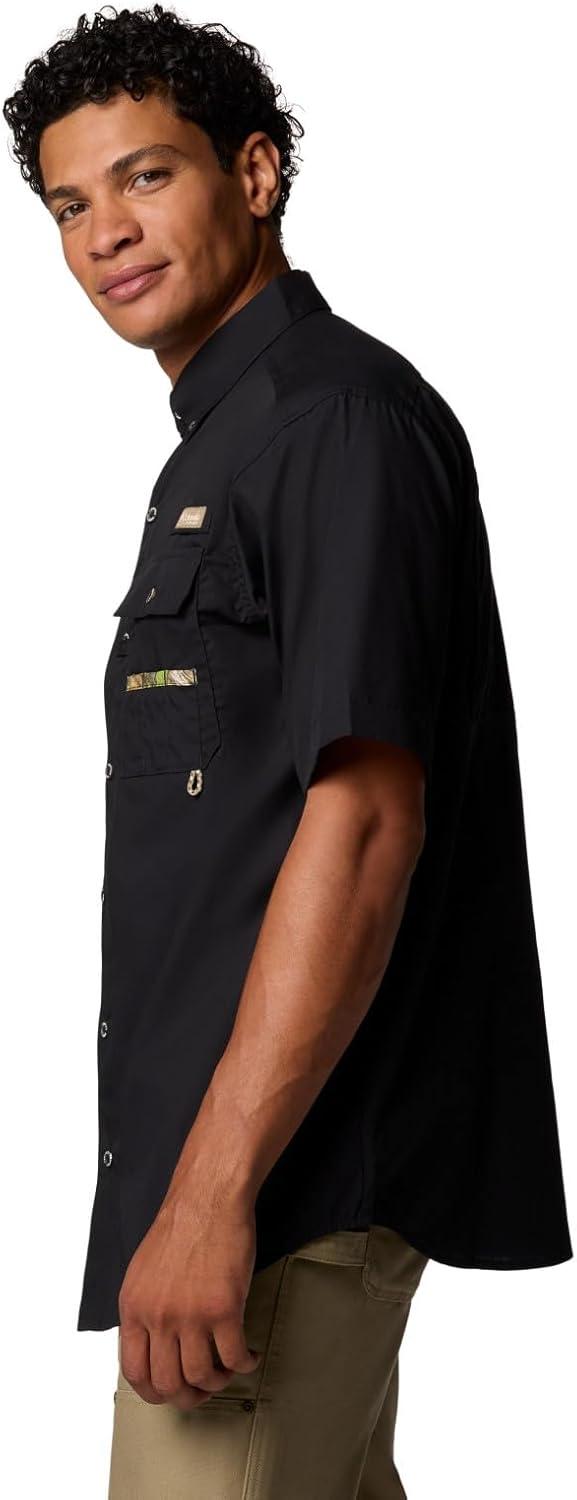 imageColumbia Mens Sharptail Short Sleeve ShirtSharptail Short Sleeve ShirtBlackTimberwoods Camo
