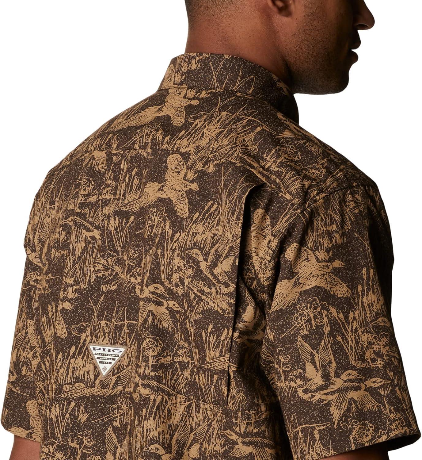 imageColumbia Mens Sharptail Short Sleeve ShirtSharptail Short Sleeve ShirtCordovan Flyin High Print
