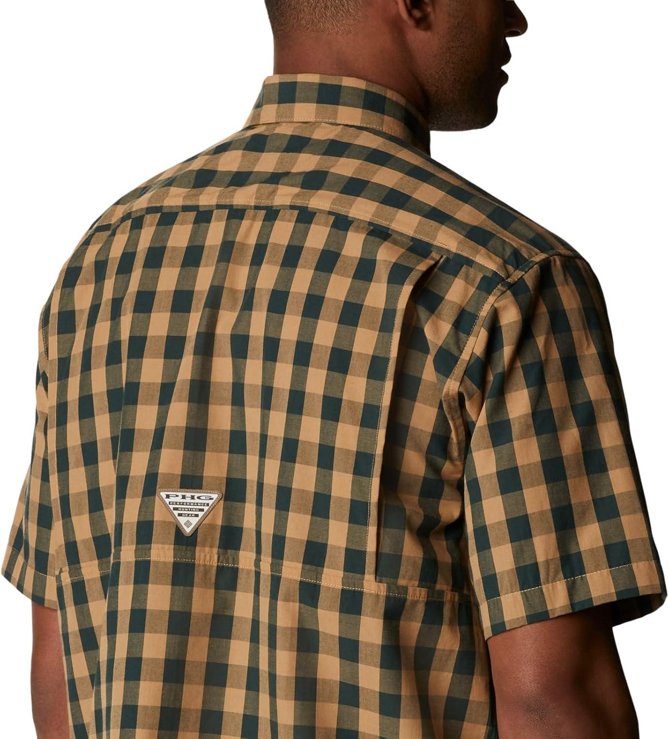 imageColumbia Mens Sharptail Short Sleeve ShirtSharptail Short Sleeve ShirtDark Forest Multi Gingham