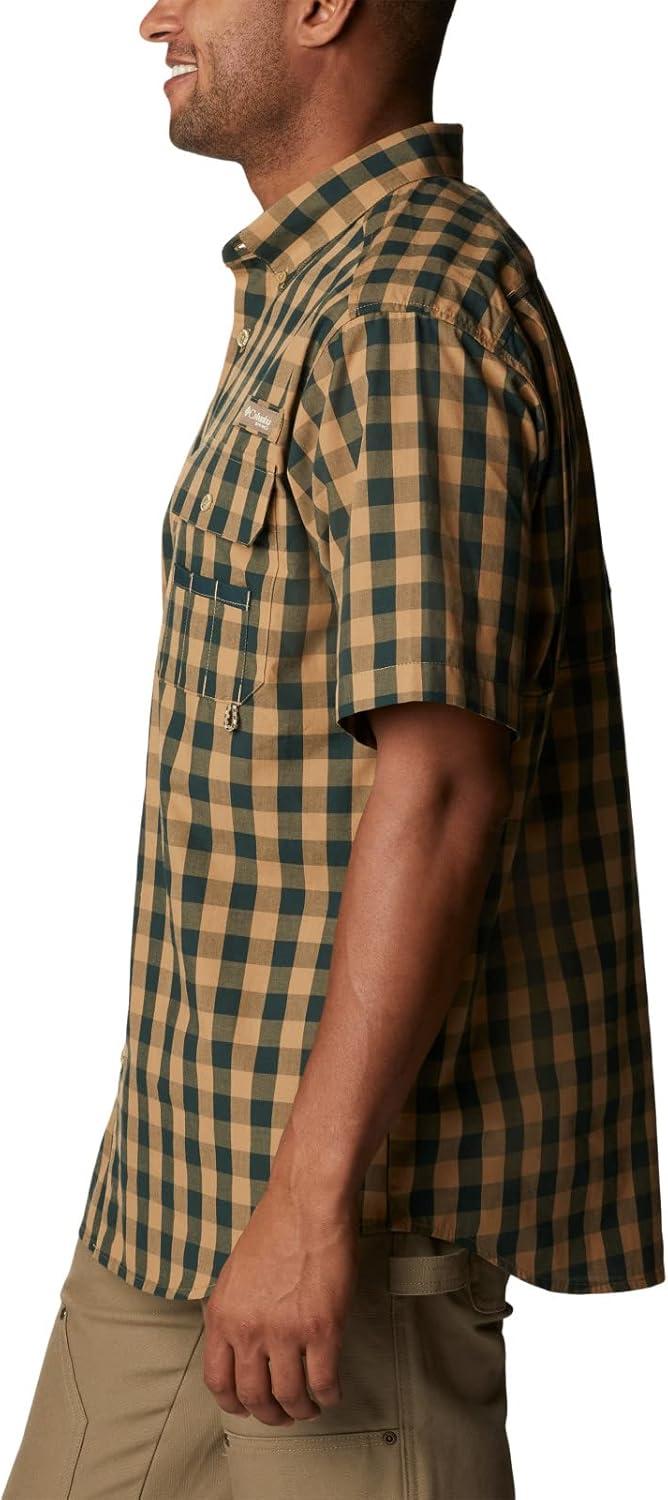 imageColumbia Mens Sharptail Short Sleeve ShirtSharptail Short Sleeve ShirtDark Forest Multi Gingham