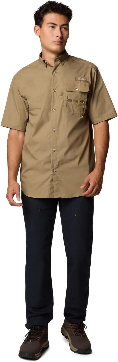 imageColumbia Mens Sharptail Short Sleeve ShirtSharptail Short Sleeve ShirtFlaxTimberwoods Camo