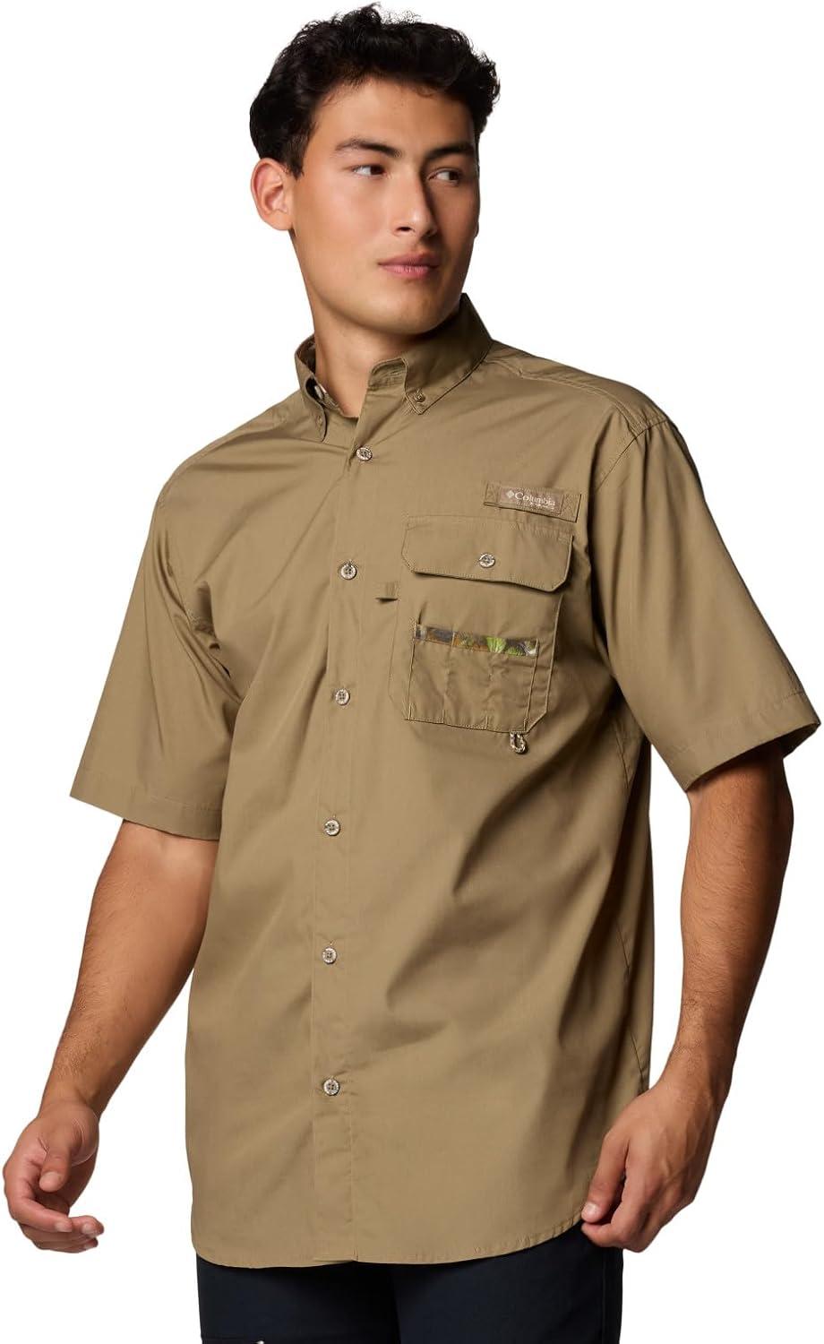 imageColumbia Mens Sharptail Short Sleeve ShirtSharptail Short Sleeve ShirtFlaxTimberwoods Camo