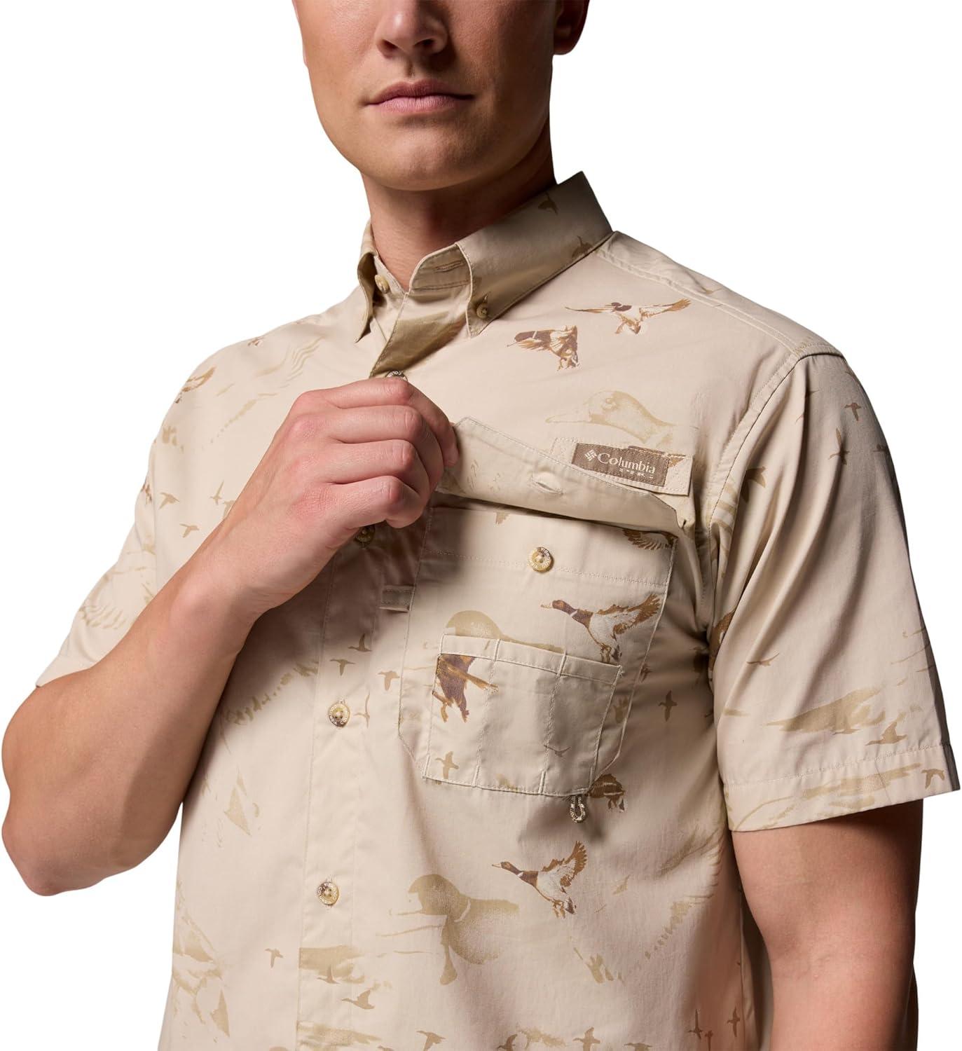 imageColumbia Mens Sharptail Short Sleeve ShirtSharptail Short Sleeve ShirtFossil Landings