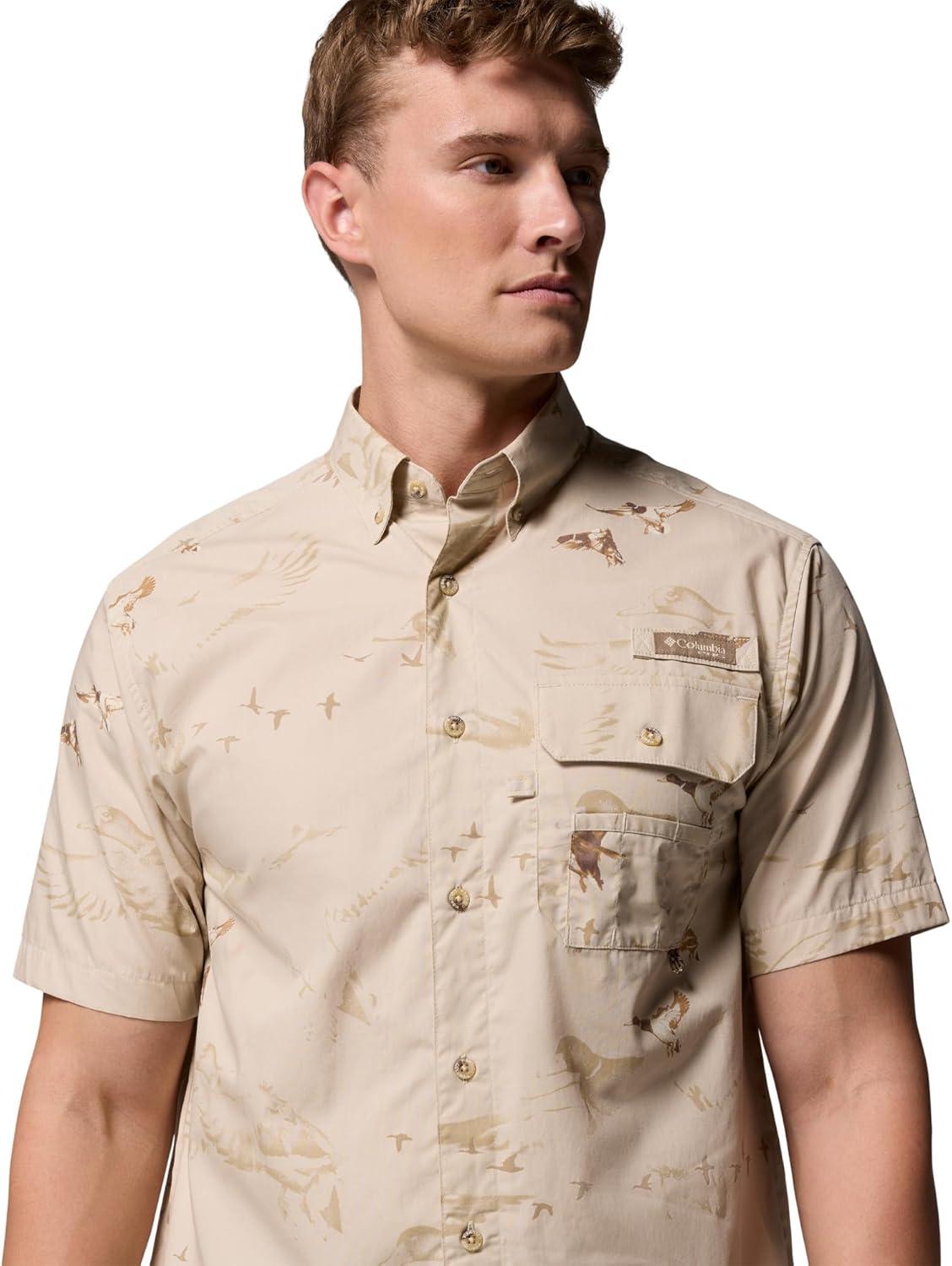 imageColumbia Mens Sharptail Short Sleeve ShirtSharptail Short Sleeve ShirtFossil Landings