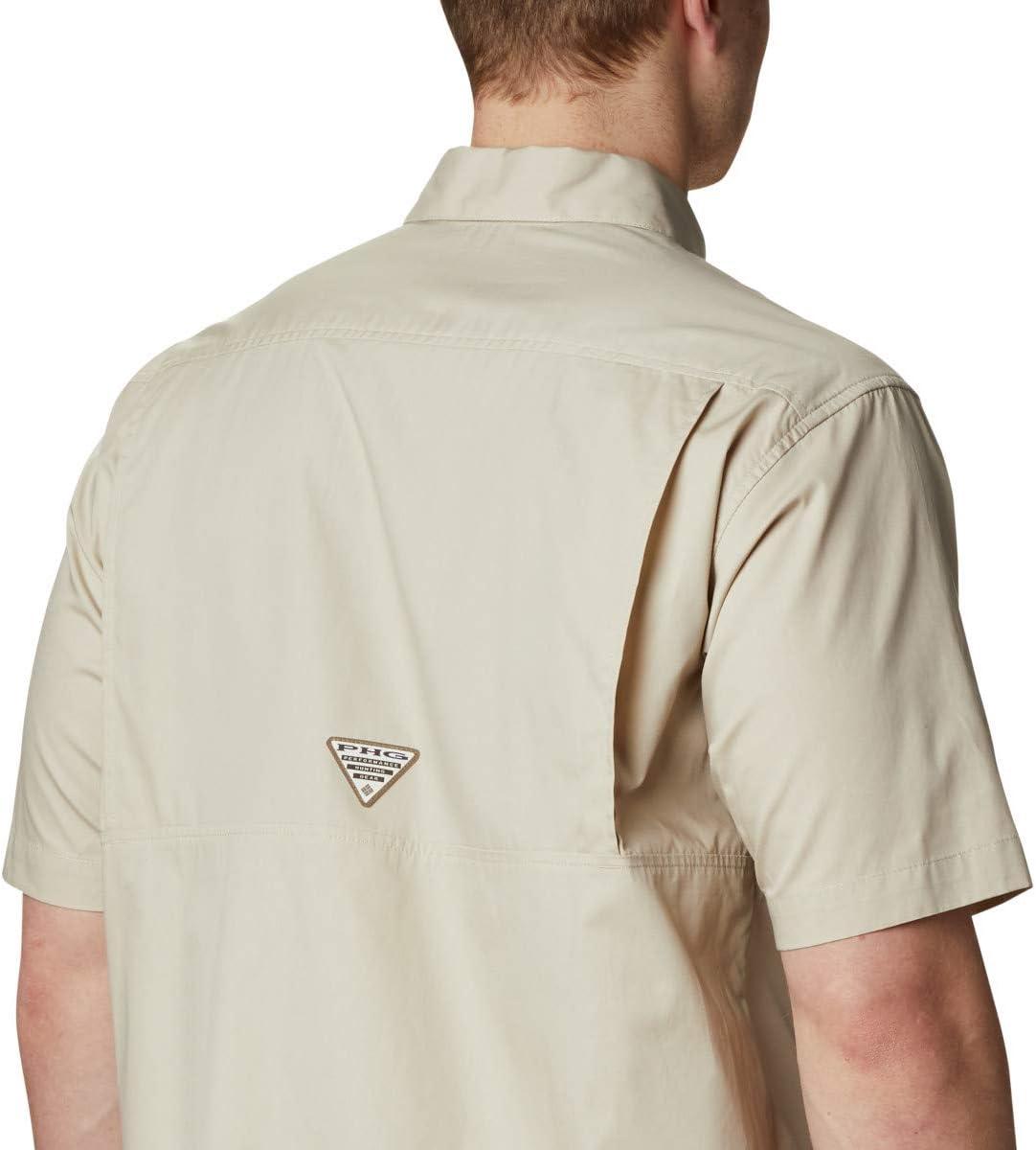 imageColumbia Mens Sharptail Short Sleeve ShirtSharptail Short Sleeve ShirtFossilRt Edge
