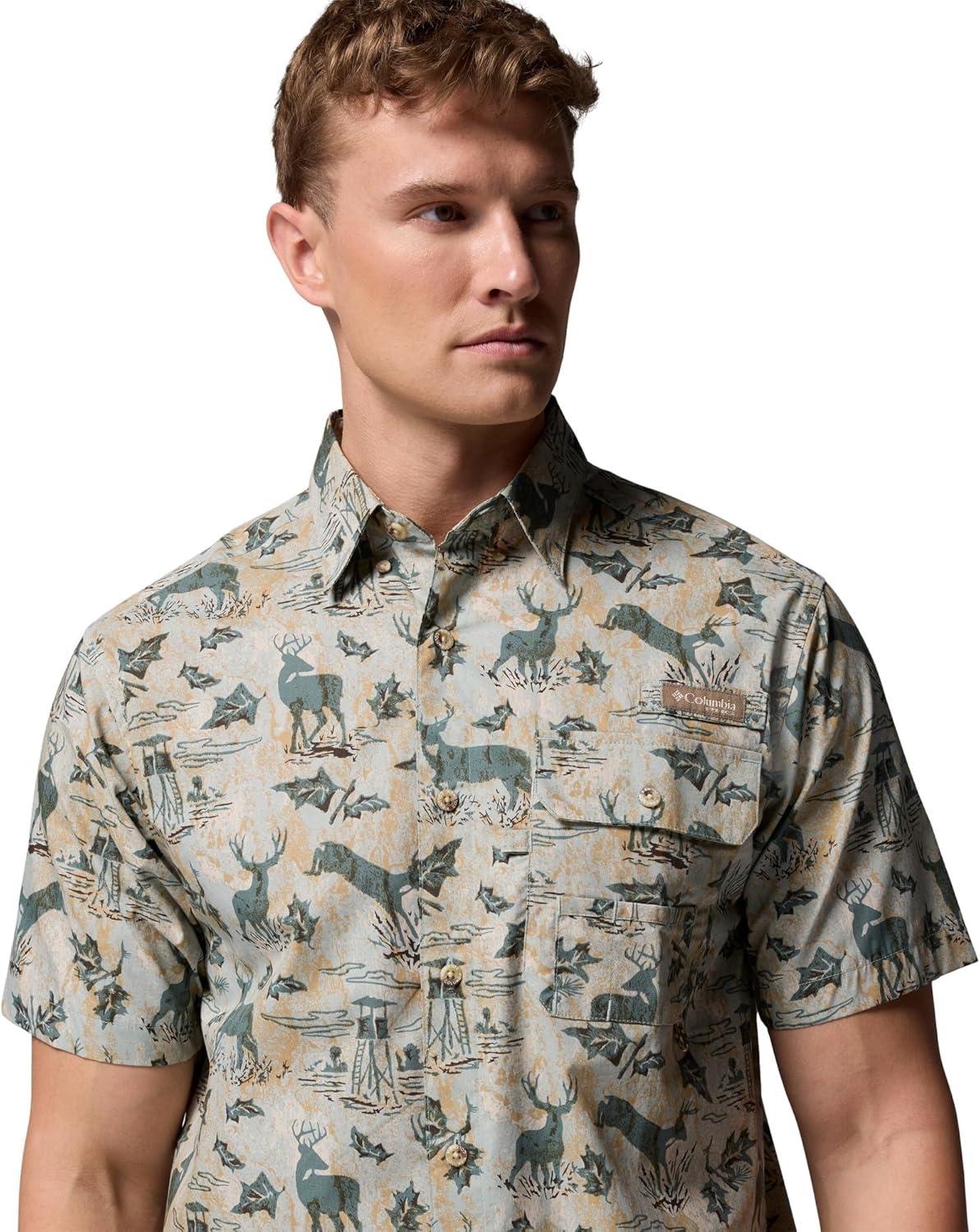 imageColumbia Mens Sharptail Short Sleeve ShirtSharptail Short Sleeve ShirtNiagara Hunt Stand