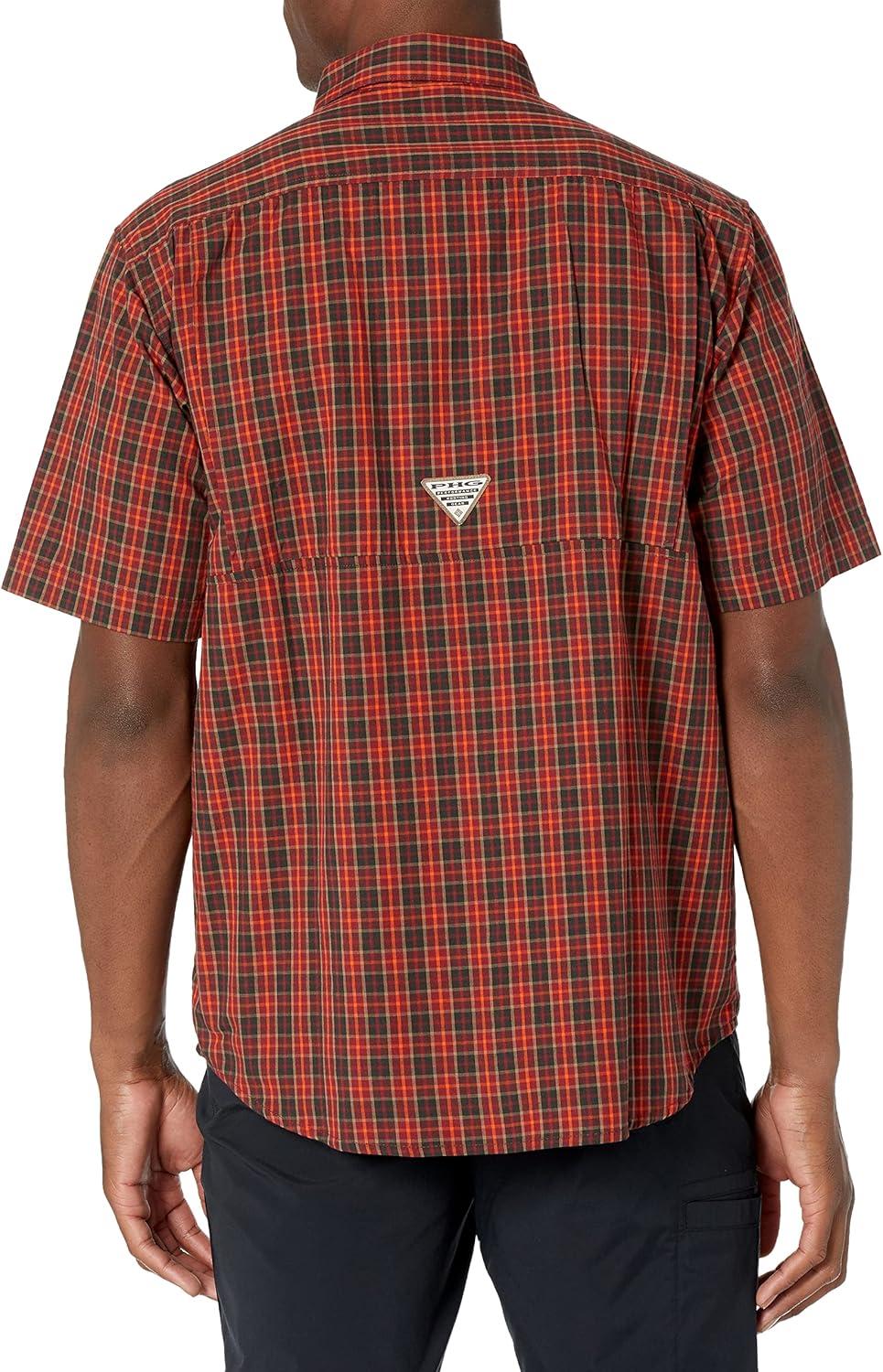 imageColumbia Mens Sharptail Short Sleeve ShirtSharptail Short Sleeve ShirtRed Jasper Gingham