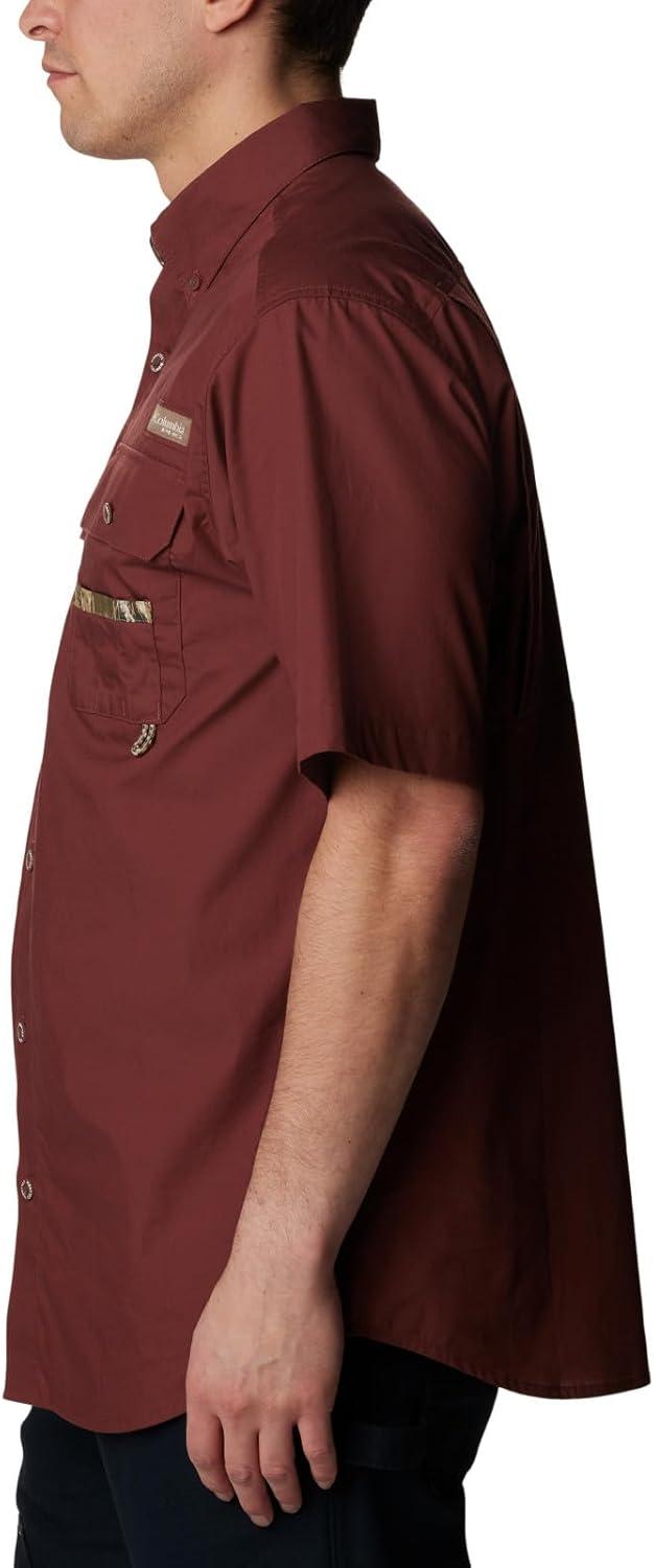 imageColumbia Mens Sharptail Short Sleeve ShirtSharptail Short Sleeve ShirtRed RocksRt Edge