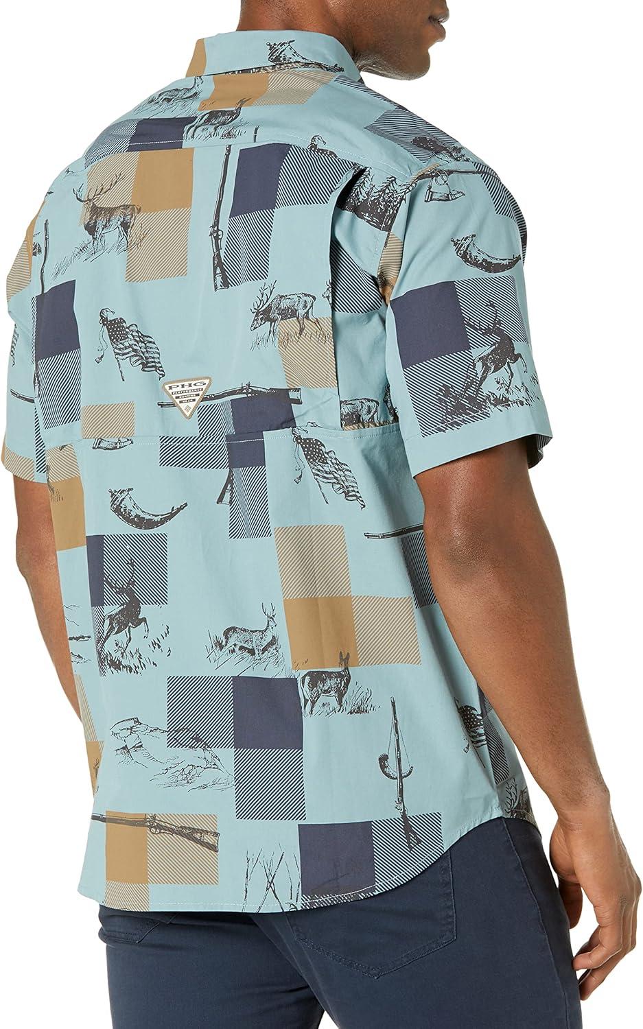 imageColumbia Mens Sharptail Short Sleeve ShirtSharptail Short Sleeve ShirtStorm Checkered Woodsman Print