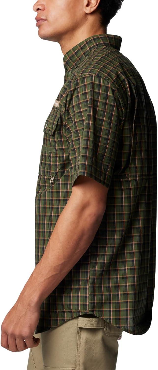 imageColumbia Mens Sharptail Short Sleeve ShirtSharptail Short Sleeve ShirtSurplus Green Blinded